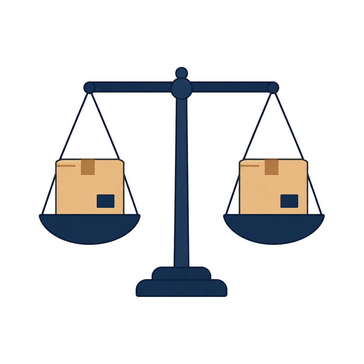 Fair supply distribution pictogram